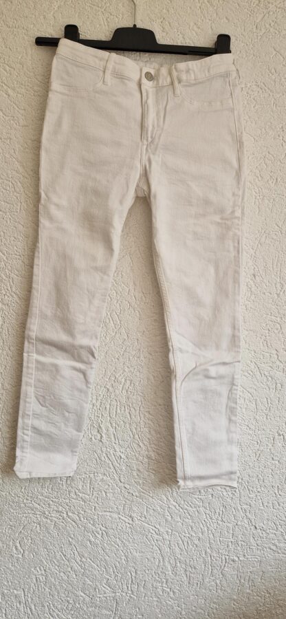 152 - H&M jeans wit (0424ann1)