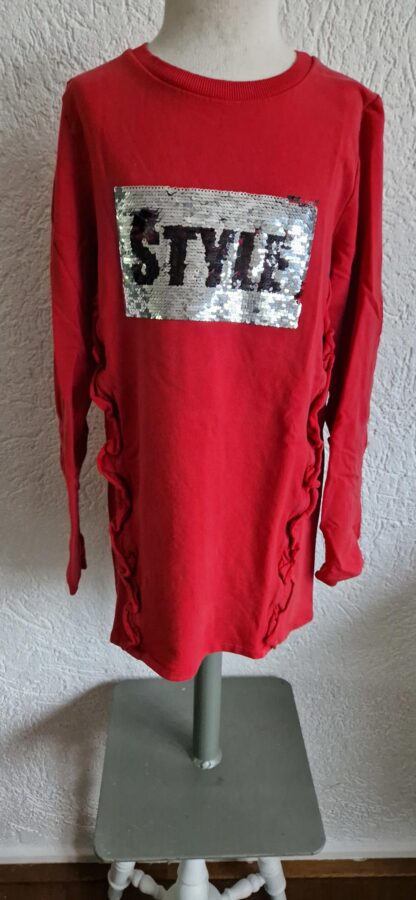 146 152 - Name It sweater rood style (0424ann3) - Afbeelding 2