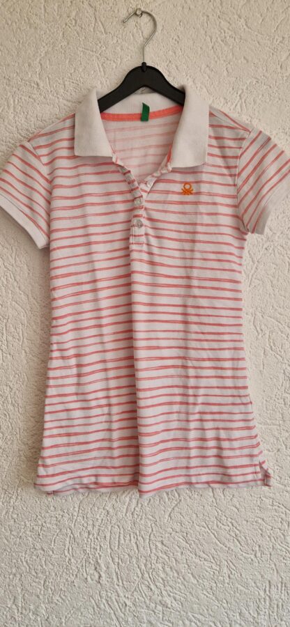 164 - Benetton polo streep (0424ann3)