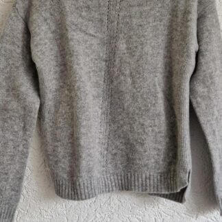 158 164 - Benetton trui wol grijs (0424ann2)