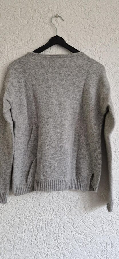 158 164 - Benetton trui wol grijs (0424ann2) - Afbeelding 5