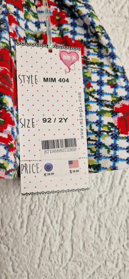 092+98+104 - Mim-Pi rokje bloemen nieuw - Afbeelding 6