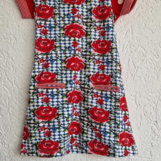 092+98+104 - Mim-Pi jurkje bloemen dots nieuw