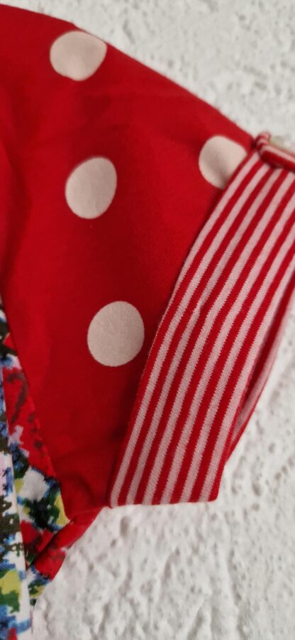 092+98+104 - Mim-Pi jurkje bloemen dots nieuw - Afbeelding 4