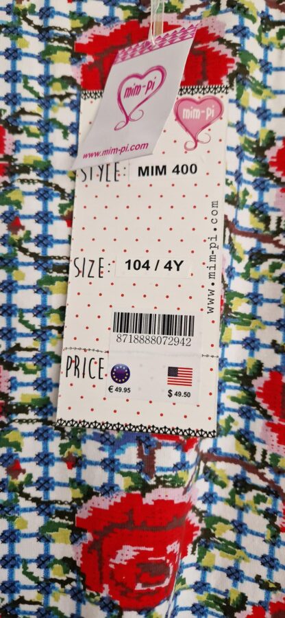 092+98+104 - Mim-Pi jurkje bloemen dots nieuw - Afbeelding 7