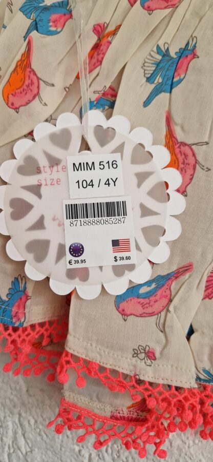 104 - Mim-Pi rok vogeltjes nieuw - Afbeelding 6