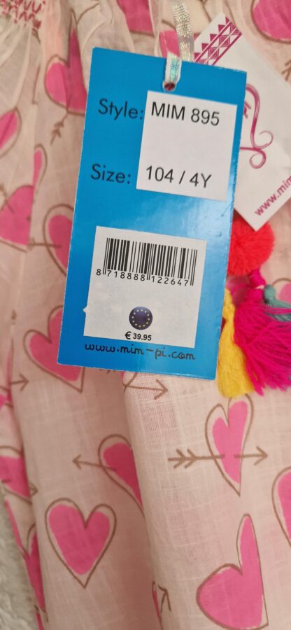 104 - Mim-Pi tuniekje hartjes nieuw - Afbeelding 6