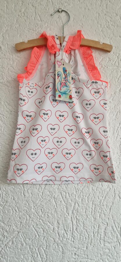 092 - Mim-Pi top wit hartjes nieuw - Afbeelding 6