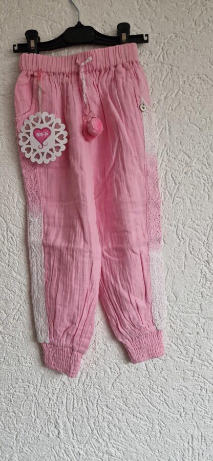 098 - Mim-Pi broek roze contrastbies nieuw