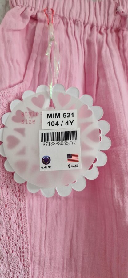 098 - Mim-Pi broek roze contrastbies nieuw - Afbeelding 7