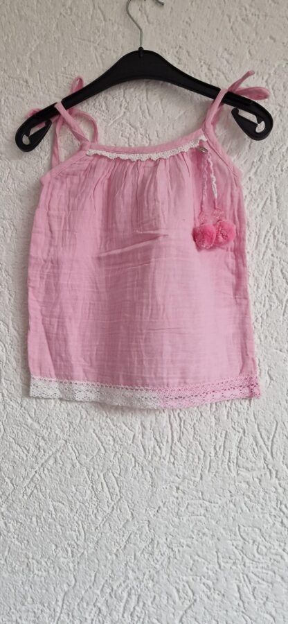 092+98+104+110+122 - Mim-Pi tuniek top roze nieuw