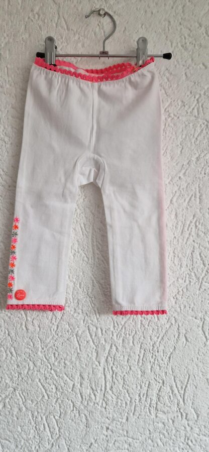 074 - Mim-Pi wit broekje roze randje nieuw