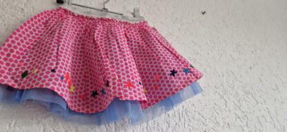 086 - Mim-Pi rok roze dots nieuw