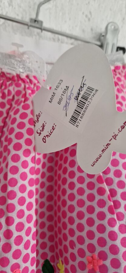 086 - Mim-Pi rok roze dots nieuw - Afbeelding 6