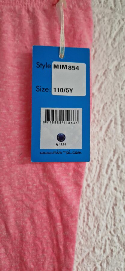 104+110 - Mim-Pi broek roze nieuw - Afbeelding 3