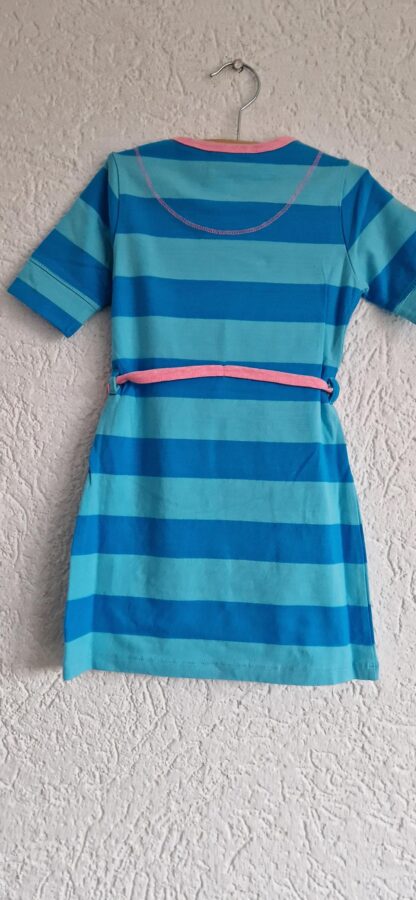 092+98+104+110 - Mim-Pi jurkje blauw strepen nieuw - Afbeelding 7