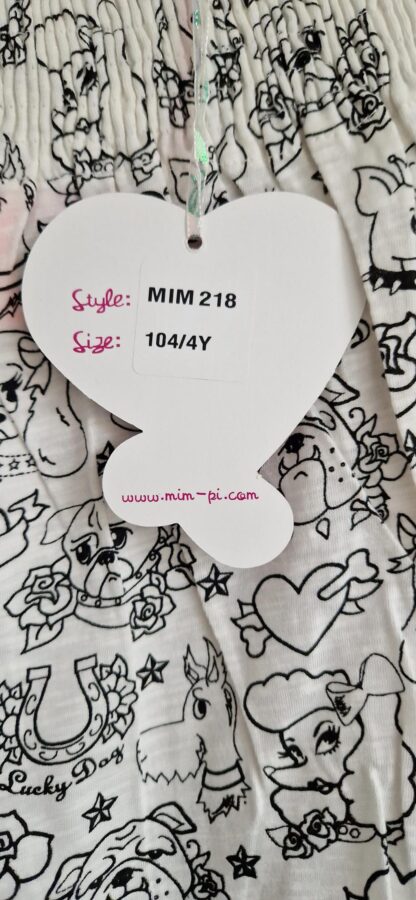 104 - Mim-Pi rok maxi zwart wit printjes nieuw - Afbeelding 6