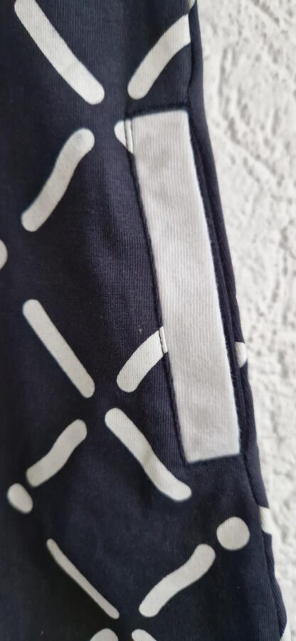 134/140+146/152 – LoFff jurk blauw wit checks nieuw - Afbeelding 4