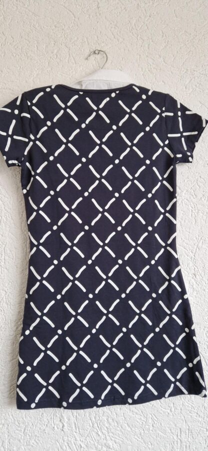134/140+146/152 – LoFff jurk blauw wit checks nieuw - Afbeelding 6