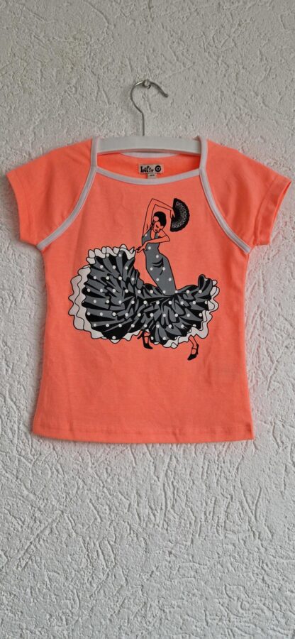104 - LoFff shirt flamenco peach nieuw