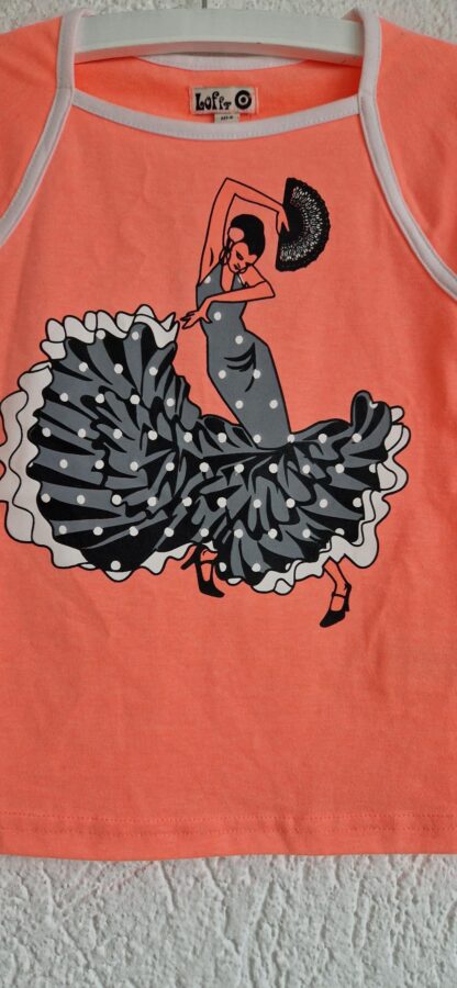 104 - LoFff shirt flamenco peach nieuw - Afbeelding 3