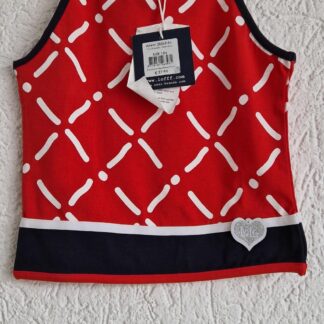 104 - LoFff top granada red white nieuw