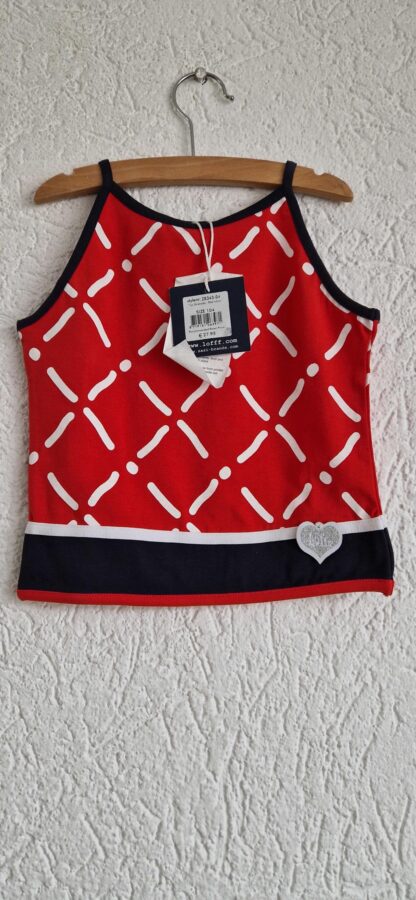 104 - LoFff top granada red white nieuw