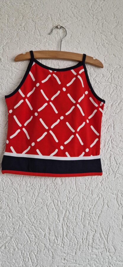 104 - LoFff top granada red white nieuw - Afbeelding 4