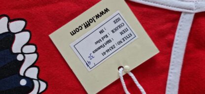 104 - LoFff shirt rood flamenco nieuw - Afbeelding 4