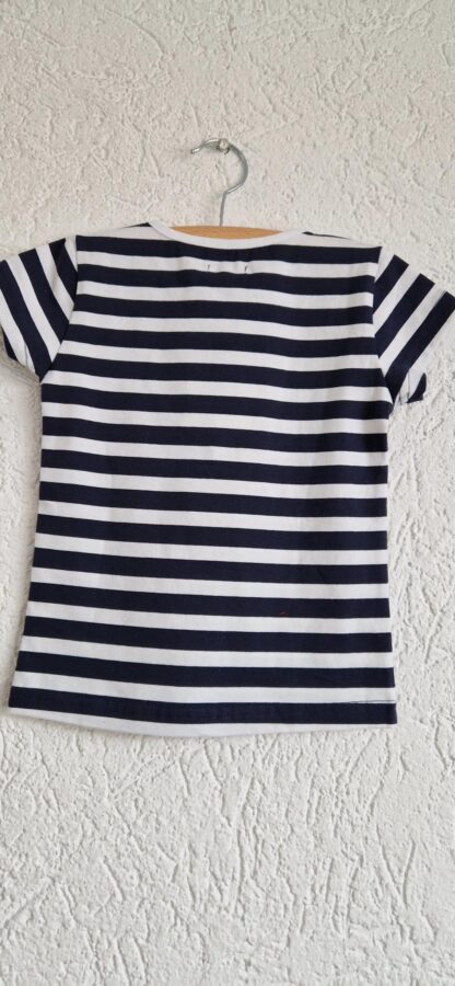 104 - LoFff shirt stripes blauw hart nieuw - Afbeelding 4