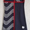 098+104 - LoFff jurk cordoba blue white nieuw