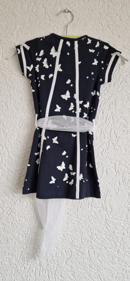 092 - LoFff jurk blauw wit vlinders nieuw - Afbeelding 6