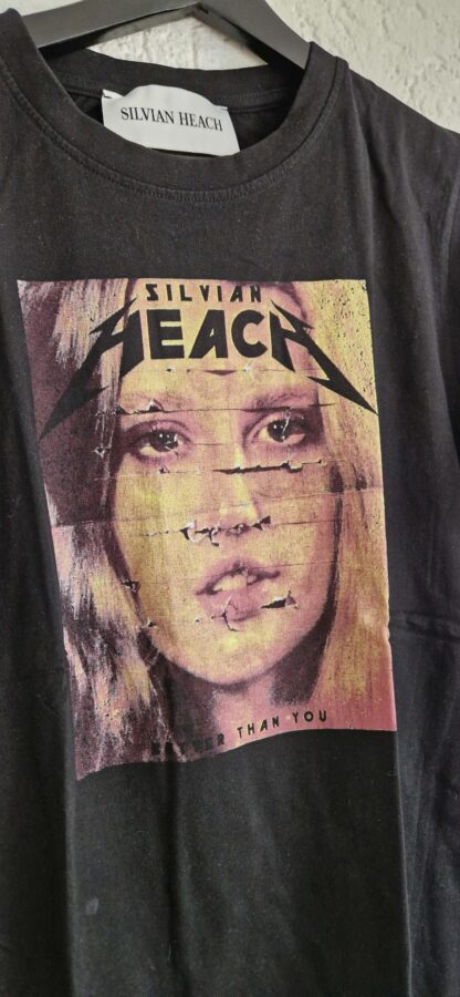 XS - Silvian Heach shirt zwart print (0524meg1) - Afbeelding 3
