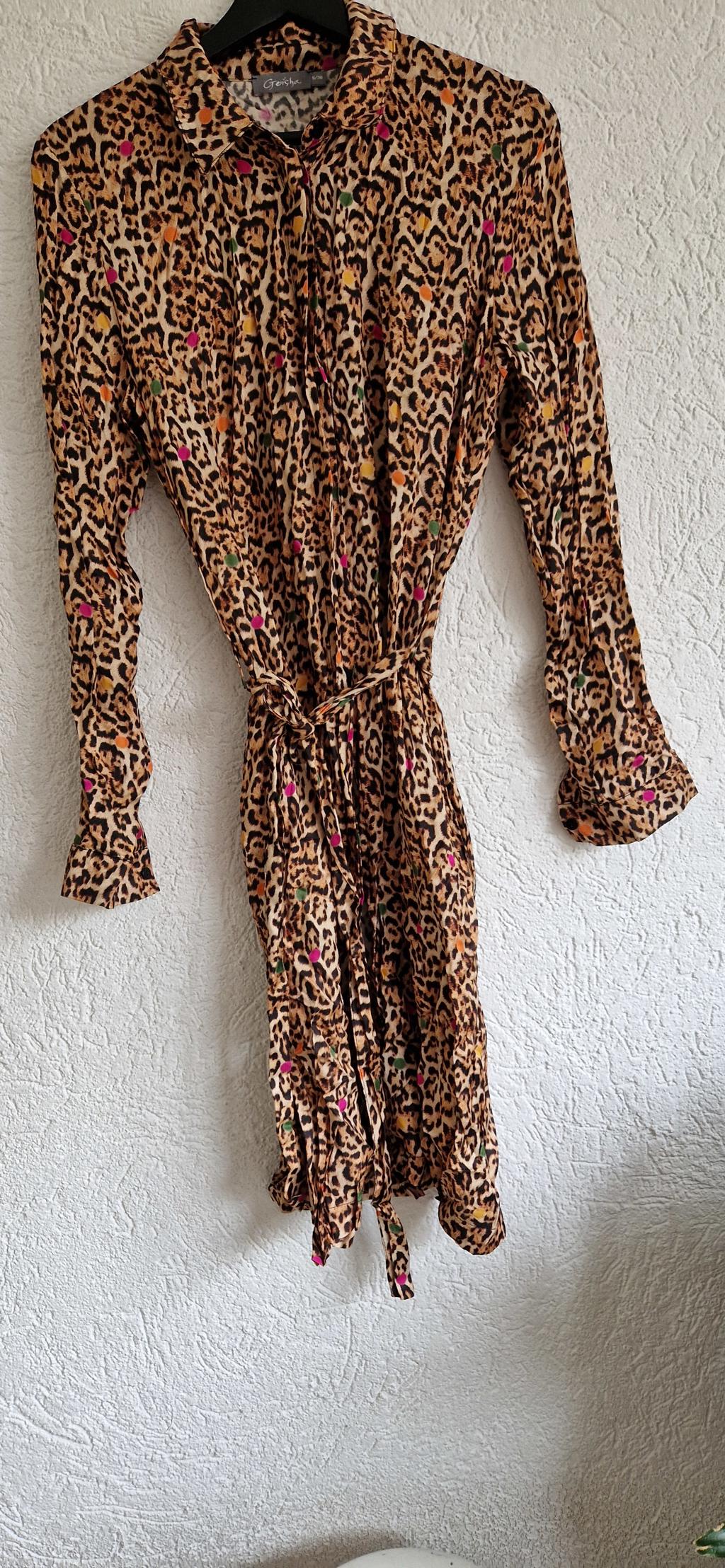 S Geisha jurk dierenprint 0524meg1
