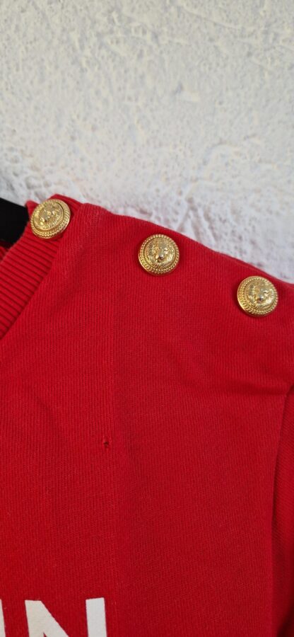 158 - Balmain sweater rood (0524meg2) - Afbeelding 5