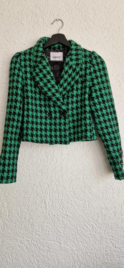 158 - Pinko jasje bouclé groen (0524meg2)