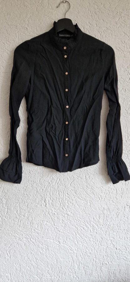 164 - Frankie & Liberty blouse zwart (0524meg3)