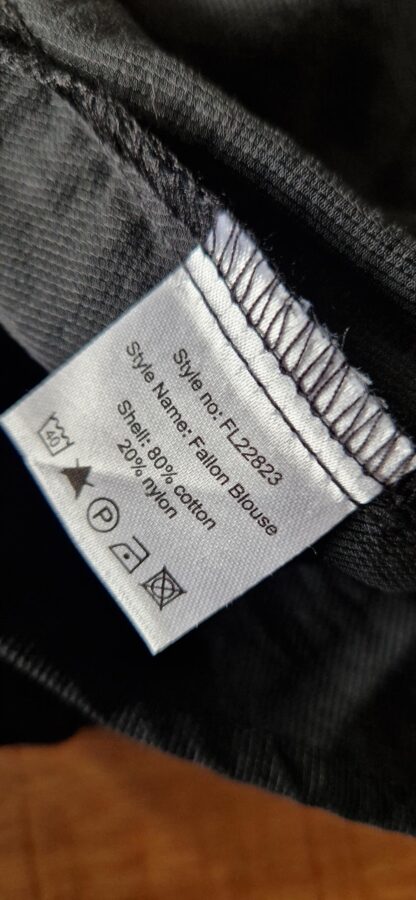 164 - Frankie & Liberty blouse zwart (0524meg3) - Afbeelding 7