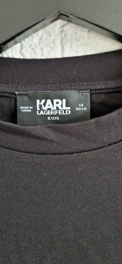 164 - Karl Lagerfeld jurk zwart (0524meg3) - Afbeelding 4