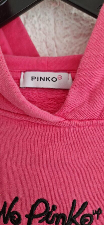 152 - Pinko hoodie roze bedrukte achterkant (0524meg3) - Afbeelding 4