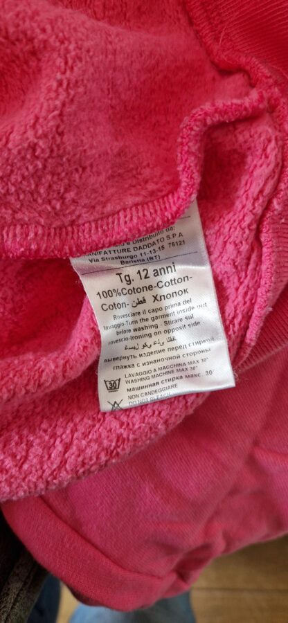 152 - Pinko hoodie roze bedrukte achterkant (0524meg3) - Afbeelding 6