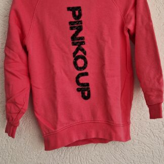 152 - Pinko hoodie roze print (0524meg3)