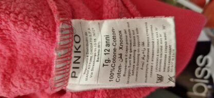 152 - Pinko hoodie roze print (0524meg3) - Afbeelding 5