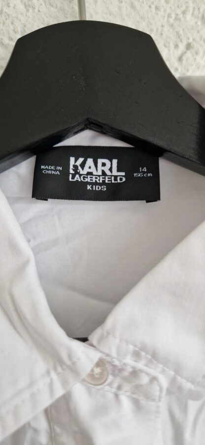 158 164 - Karl Lagerfeld jurk wit (0524meg3) - Afbeelding 4