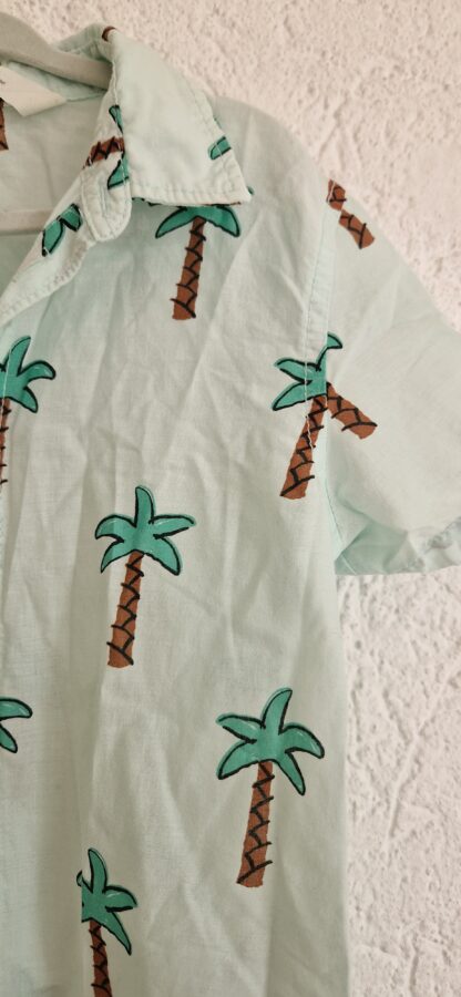 110 - H&M blousje palmboom (0624jac) - Afbeelding 3