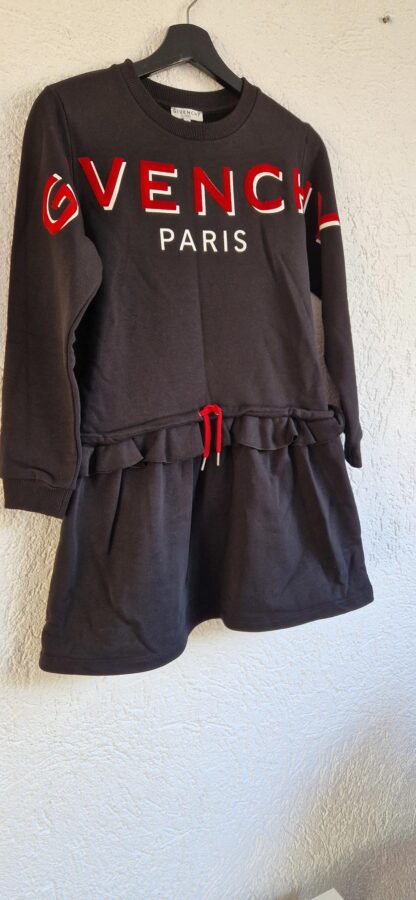152 - Givency jurk zwart rood (0624meg4) - Afbeelding 3