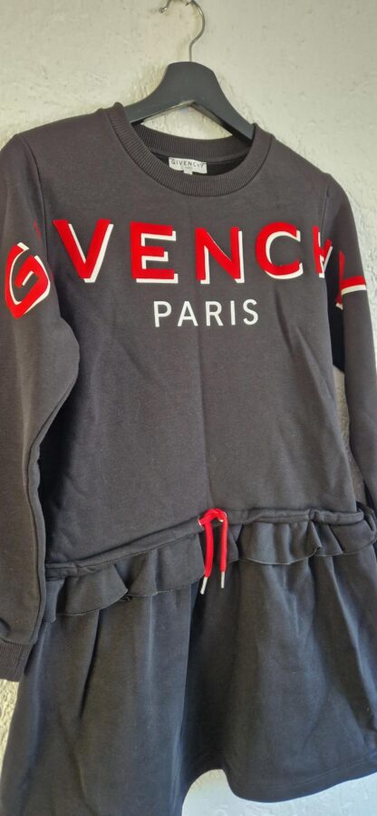 152 - Givency jurk zwart rood (0624meg4) - Afbeelding 4