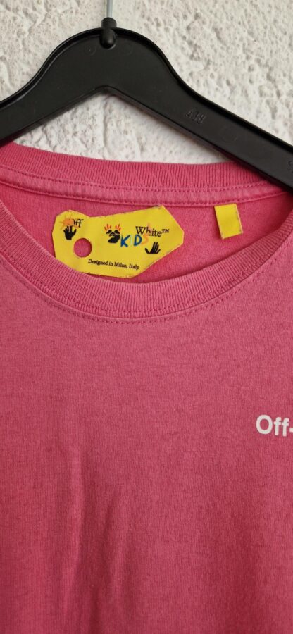 152 - Offwhite kids shirt roze (0624meg4) - Afbeelding 4