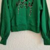 152 - MSGM sweater groen glitters (0624meg5)