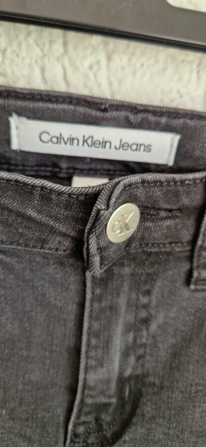 164 - Calvin Klein jeans zwart split (0624meg5) - Afbeelding 4